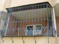 Балконная кованая решетка