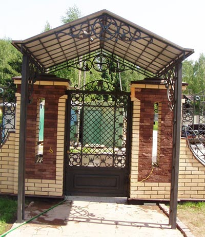 Изысканные кованые ворота Изысканные кованые ворота